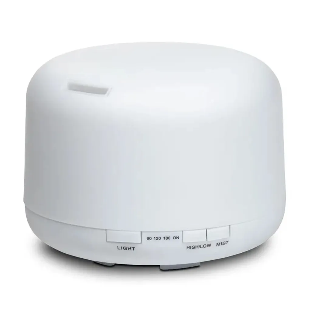 Diffuseur d'arômes à ultrasons Blanc pur 500 ml Grande Capacité 380g