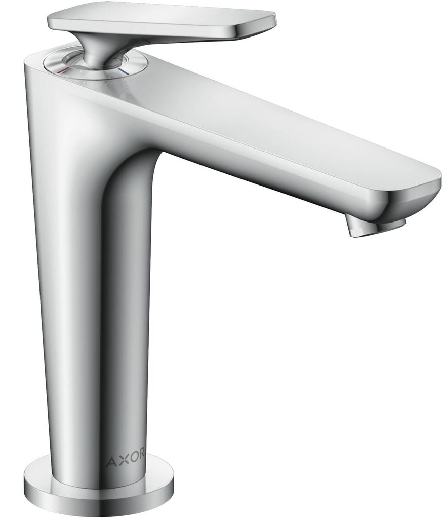 hansgrohe AXOR Citterio C Einhebel-Waschtischmischer 125, mit CoolStart und Ablaufgarnitur, 49040000