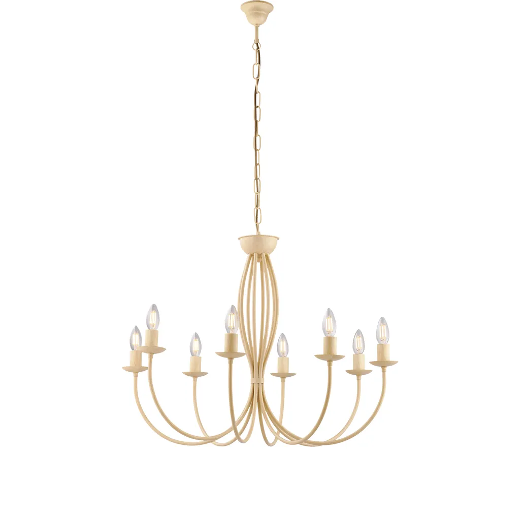 Lustre 8 lumières BL147-8-AV : apportez lumière et cachet à votre hall