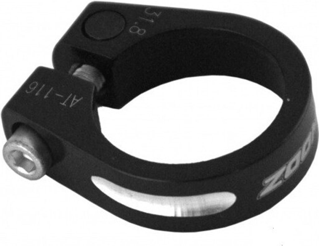 Sattelklemme Zoomklemme AT-116 31,8mm Schraube Schwarz glänzend