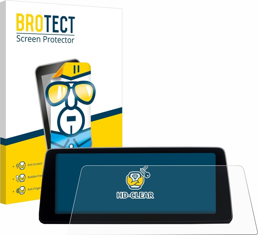 Für BMW 7 G11 2016-2018 Infotainment System Schutzfolie BROTECT Displayschutz Display Schutz Folie Klar Transparent