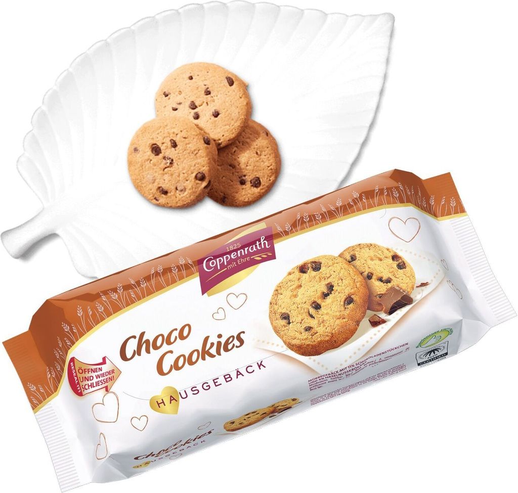 Choco Cookies biscuits maison de Coppenrath, 200g Image du produit 