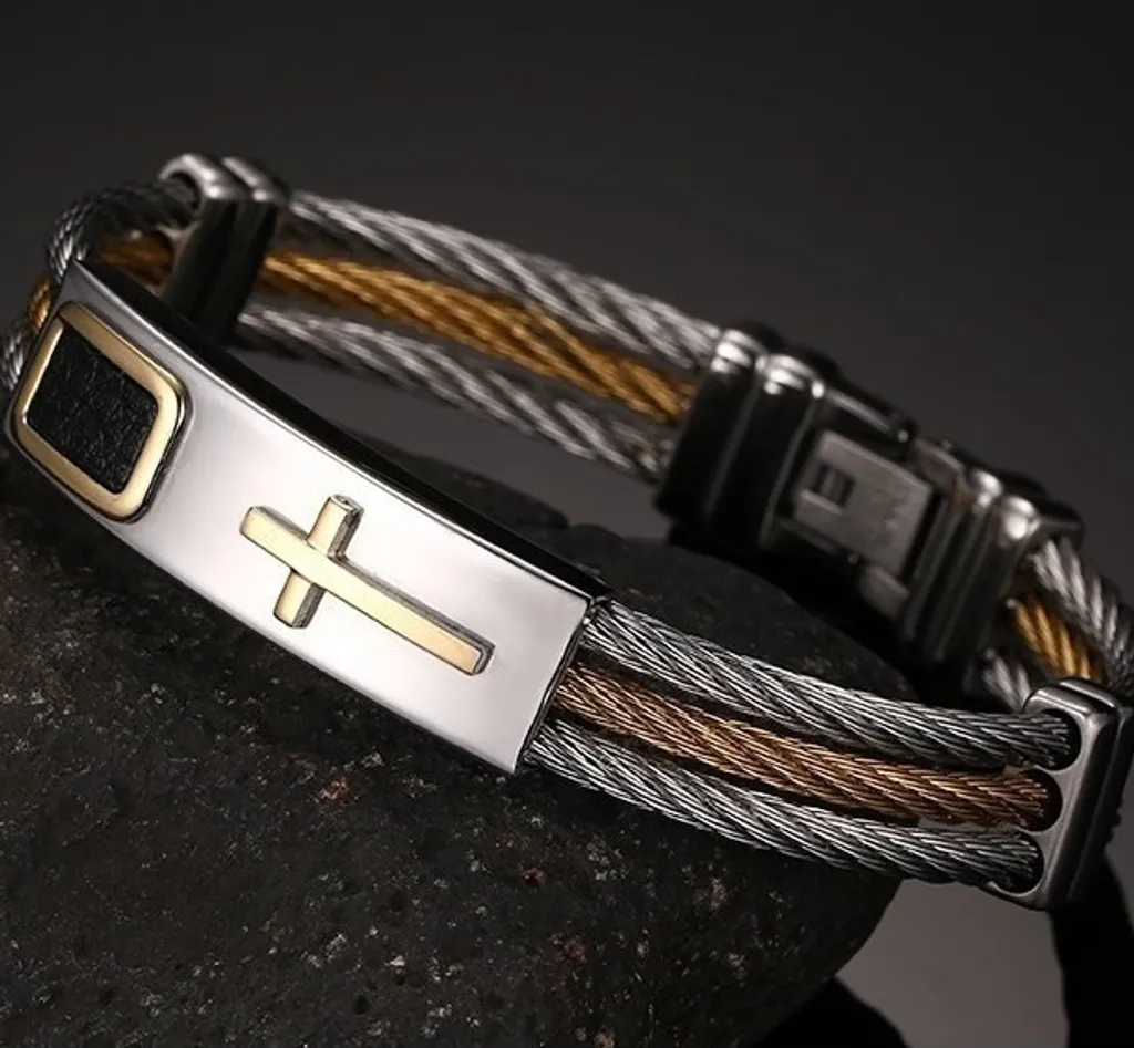 Bracciale Uomo Wire Argento Oro KP2576 - Must-Have Accessori Uomo 2026