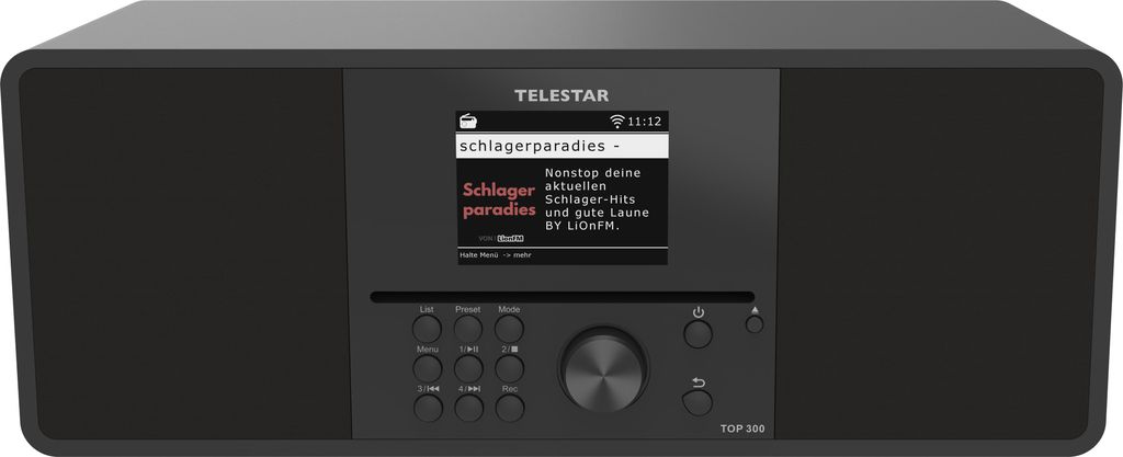 TELESTAR TOP 300 Schwarz Multifunktionsradios Stationär Image du produit 