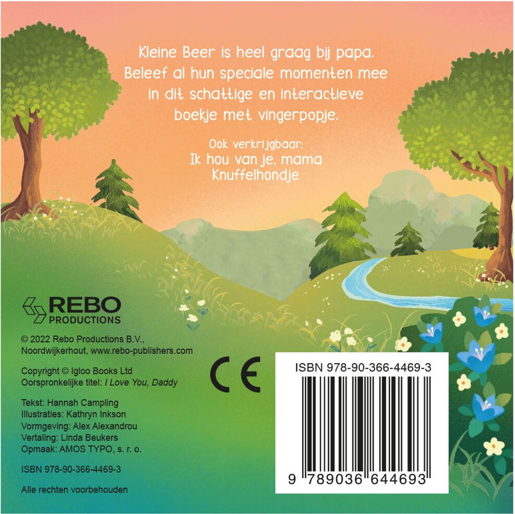 Rebo-Verlag „Ich liebe dich, Papa – Fingerpuppenbuch“.