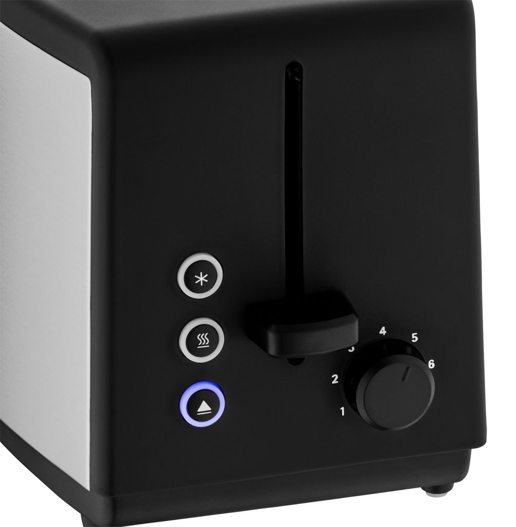 WMF Bueno 0414110011, 2 krajcov, Čierna, Strieborná, 800 W, Obrázok produktu 