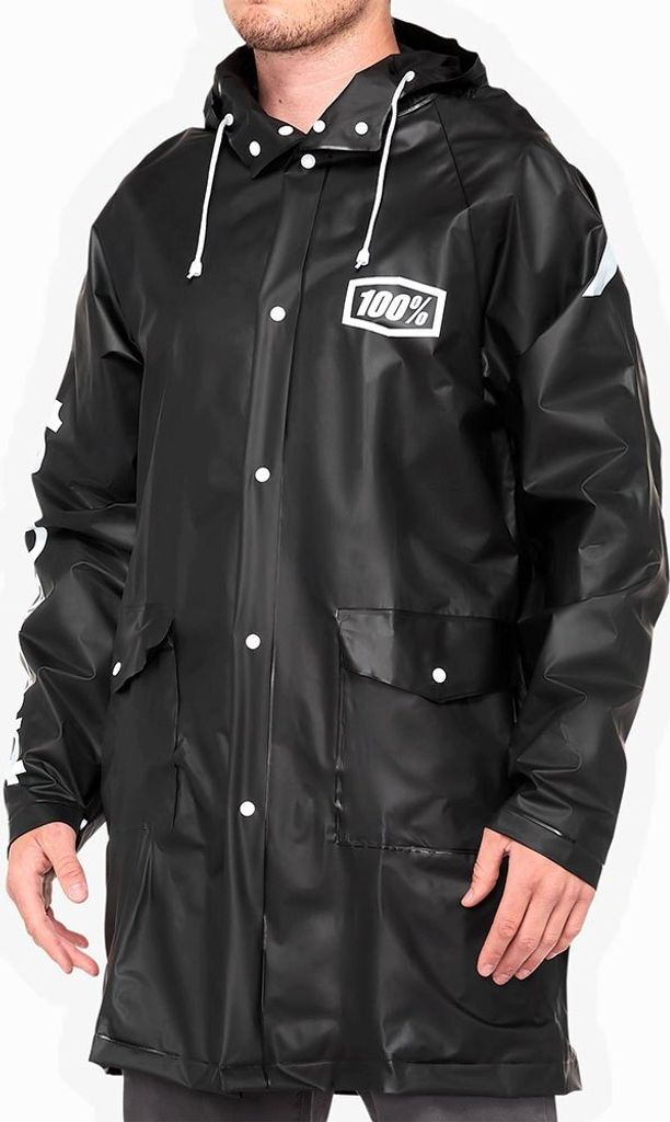 100percent Torrent Regenjacke Schwarz M Mann Schwarz M