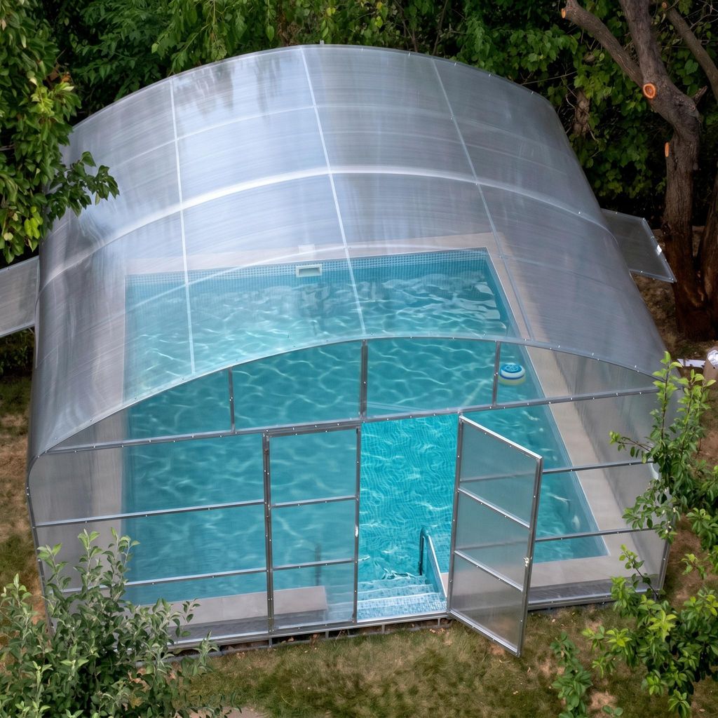 Poolabdeckung von Garten Dream. 5,5x10m mit 6mm Produktbild 