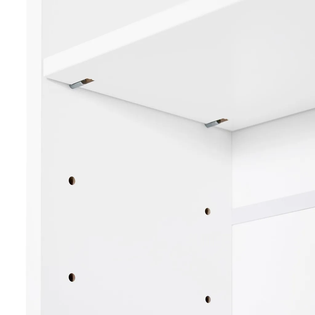 Armadietto Salvaspazio Per WC E Bagno – 80x20x20 Cm, Ripiani Regolabili, Facile Montaggio, Bianco