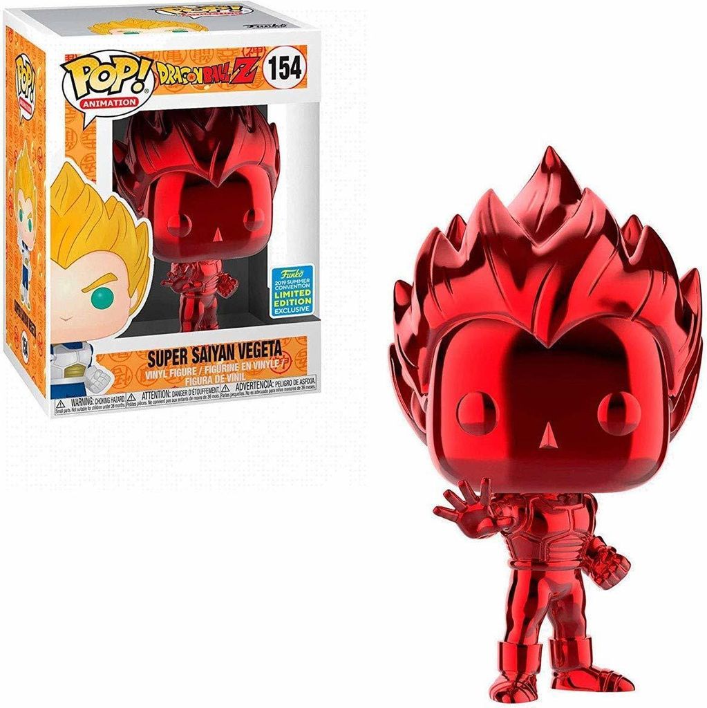 Dragon Ball Z - Super Saiyan Vegeta (Rot Chrom) + Pop Protector