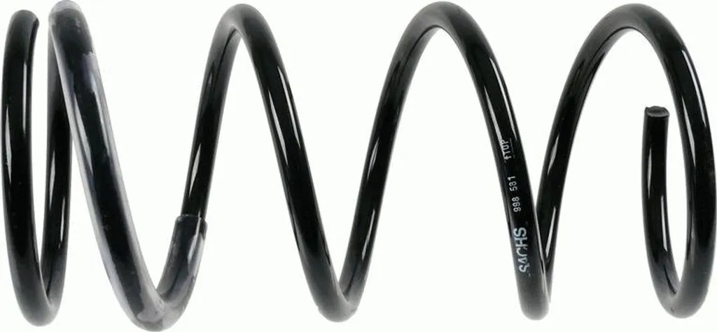 Ressort SACHS 998 581 Haute Résistance Compatible OE 546302E810 Noir