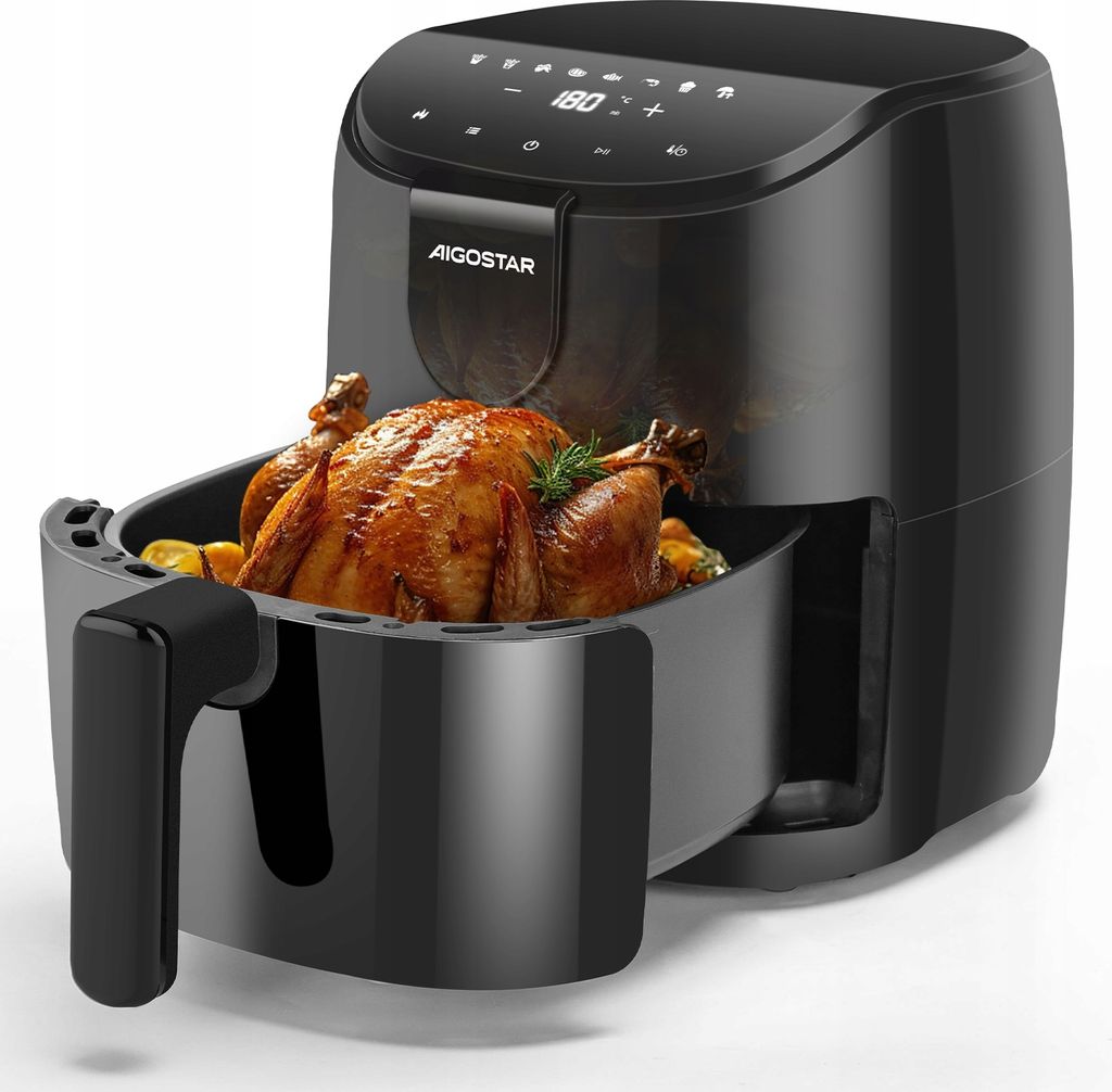 Fettfreie Friteuse Schwarz Aaigostar Hayden X 1500W 4L Led Produktbild 