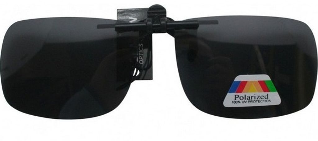 Überbrille Aufsatz Clip on Sonnenbrillenaufsatz polarisiert hochklappbar 100% UV 