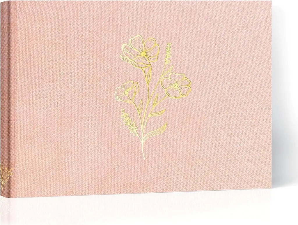 Album photo de naissance et mariage à coller pour 180 souvenirs