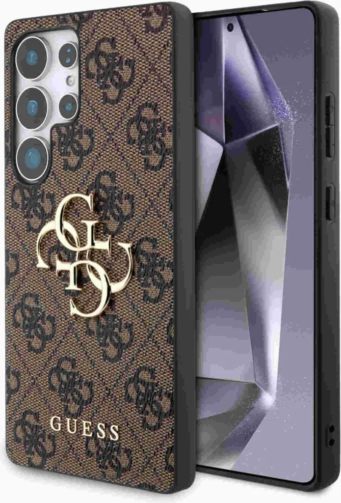 Custodia Guess Big 4G Logo Samsung S25 Ultra Marrone | Design Lusso