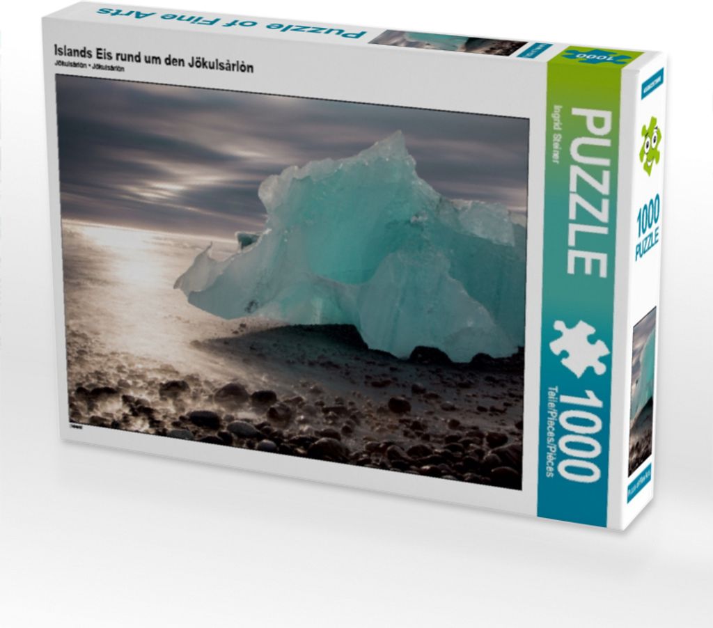Calvendo Islands Eis rund um den Jökulsàrlòn 1000 Teile Puzzle quer 640x480mm, Steiner Ingrid; 7345592