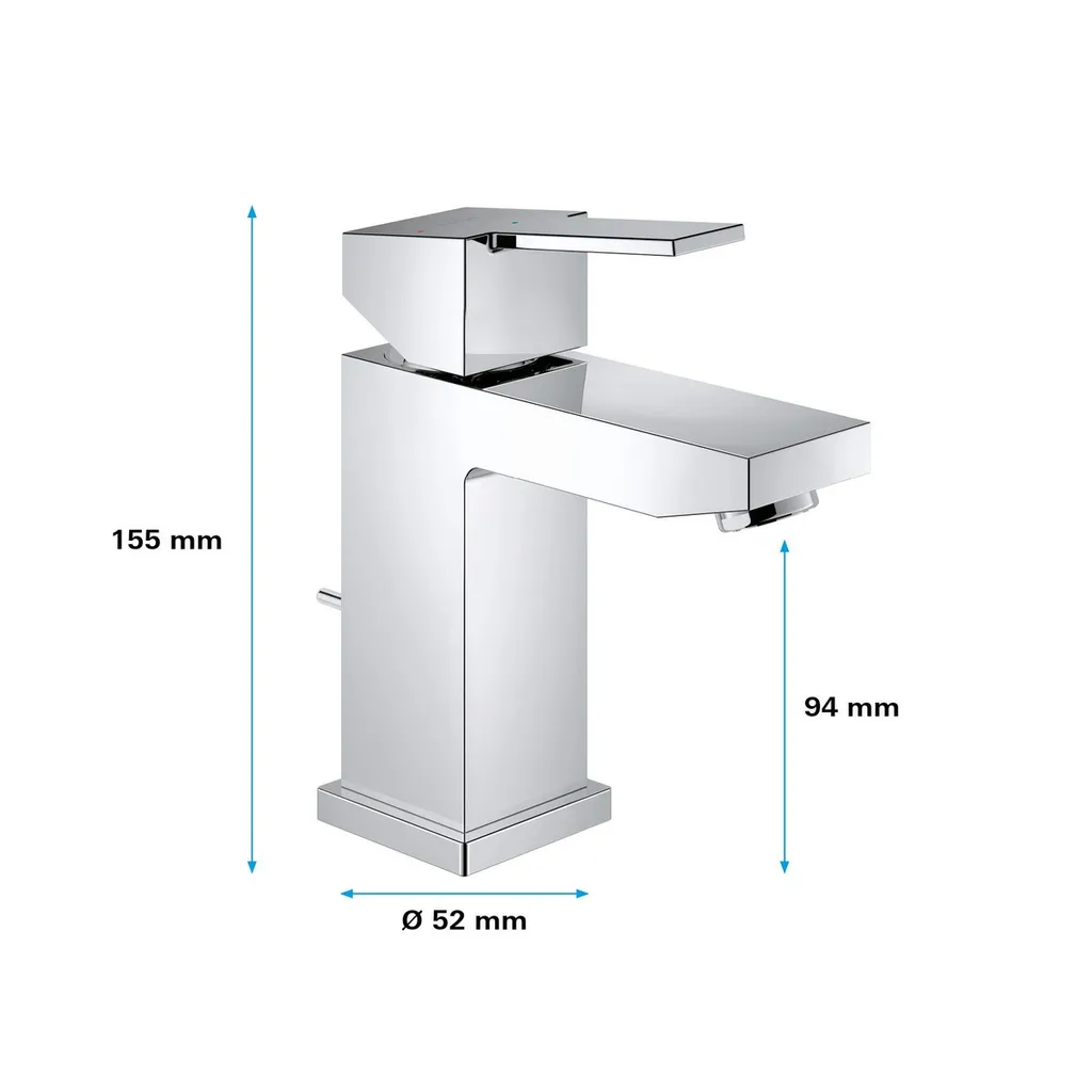 Installer un mitigeur lavabo Grohe Sail Cube chrome simplement avec QuickFix