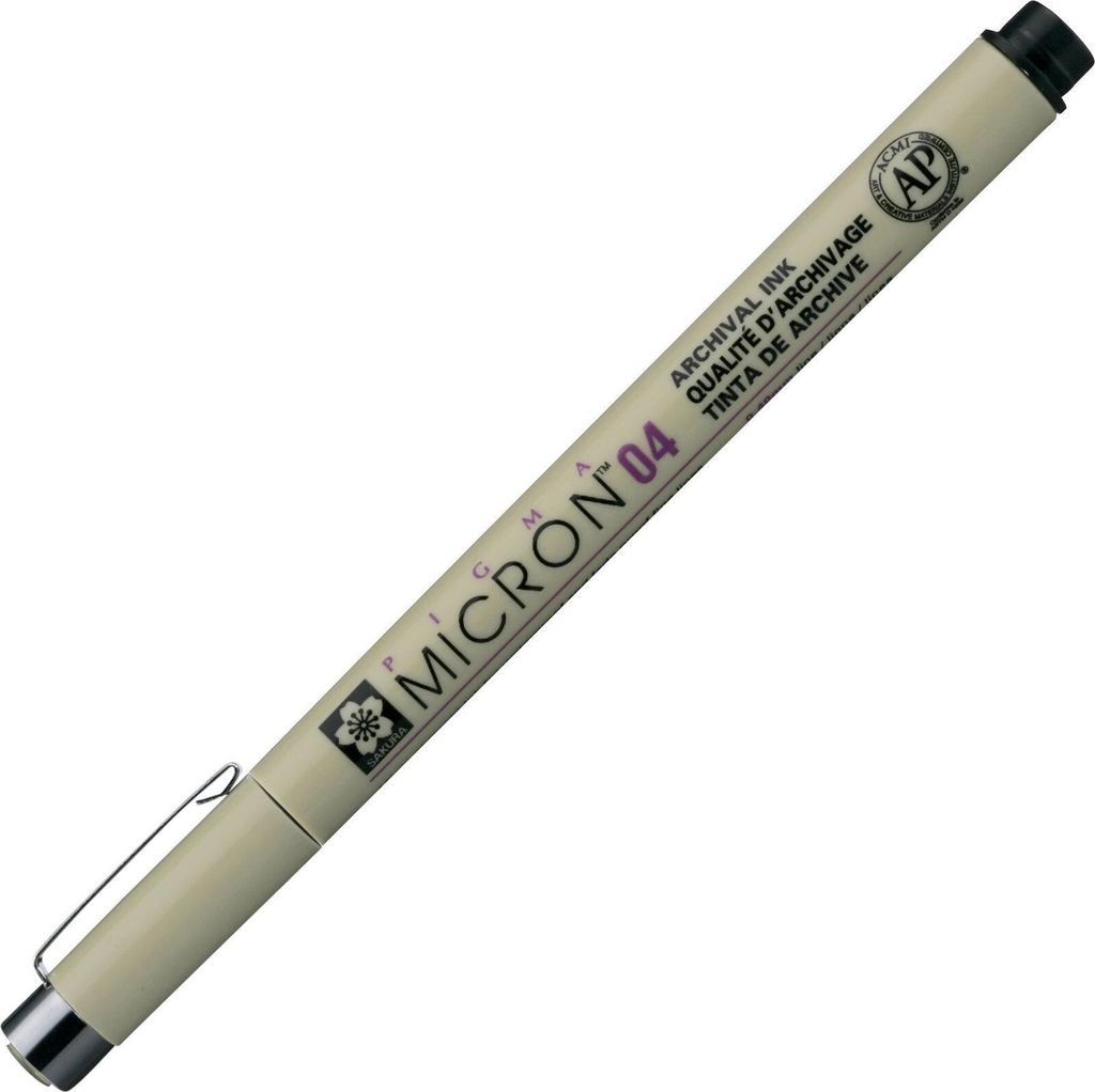 SAKURA XSDK0449 SAKURA Fineliner PIGMA MICRON 04, čierny Obrázok produktu 