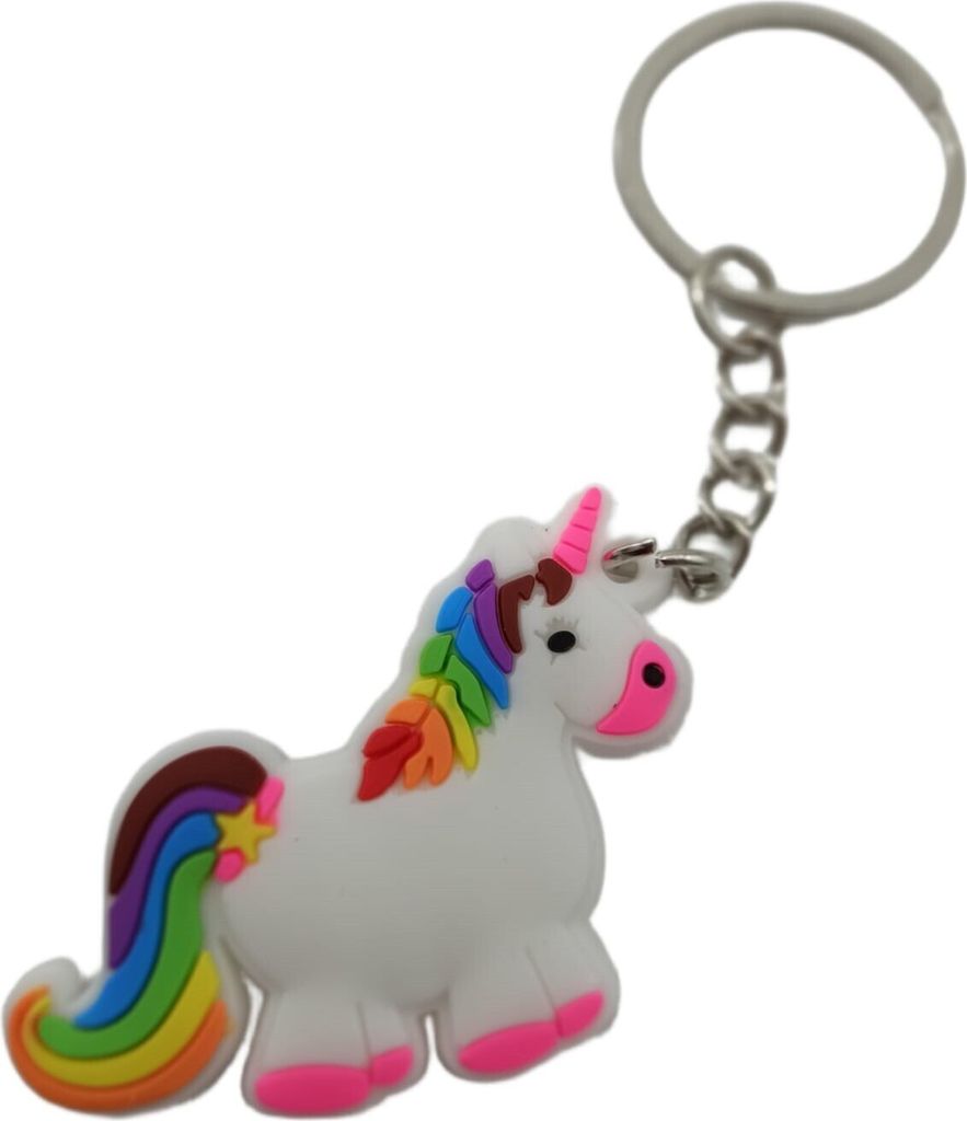 Schlüsselanhänger Mini Einhorn Unicorn Anhänger Geschenk Produktbild 