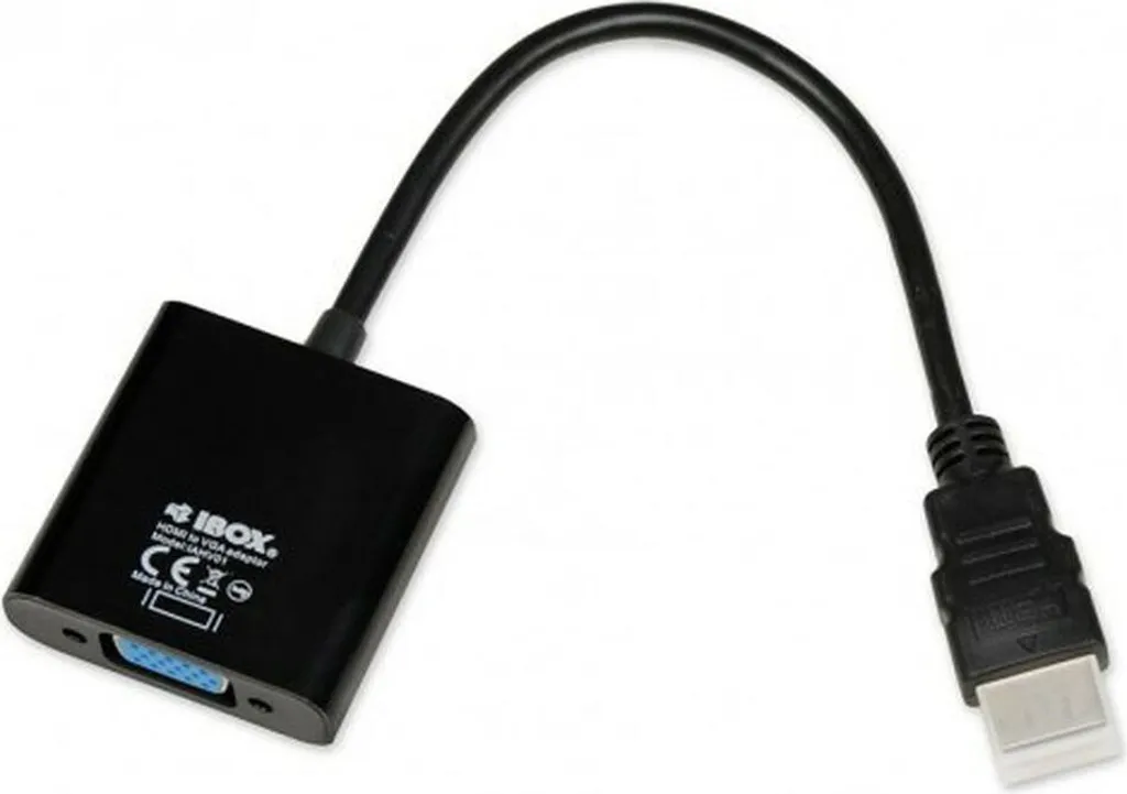 iBox IAHV01 Adattatore HDMI a VGA Full HD 1080p - Nero | Prezzo iBox