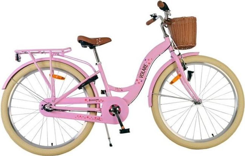 Volare Blossom Kinderfahrrad - Mädchen - 26 Zoll - Rosa - Produktbild 
