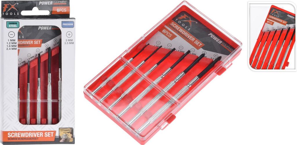 Präzisionsschraubenzieher 6-teiliges Set