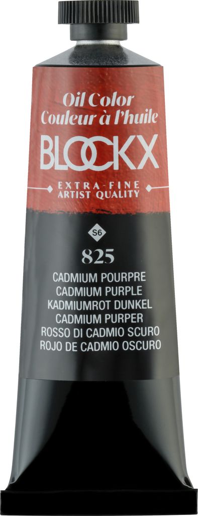 Blockx 3x Ölfarbe, Kadmiumrot dunkel - Tube 35ml - Cadmium Pourpre 213825BXC