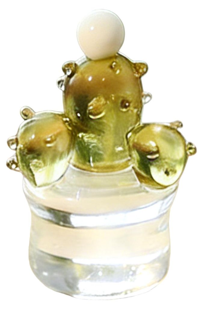 Miniatur-Kaktusfigur aus mundgeblasenem Glas, tropische Topfpflanze, Dekoration für Zuhause, Büro, Schreibtisch, Autoinnenraum, Armaturenbrett
