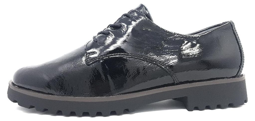 Waldläufer H-Elisa Damenschuhe Schnürschuhe Elegant Schwarz Produktbild 