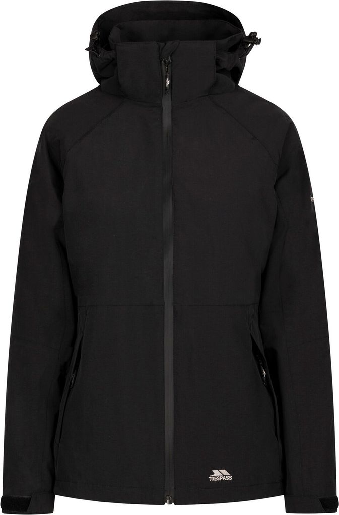 Trespass - "Tilbury" Jacke, wasserfest für Damen TP6521 (XL) (Schwarz)