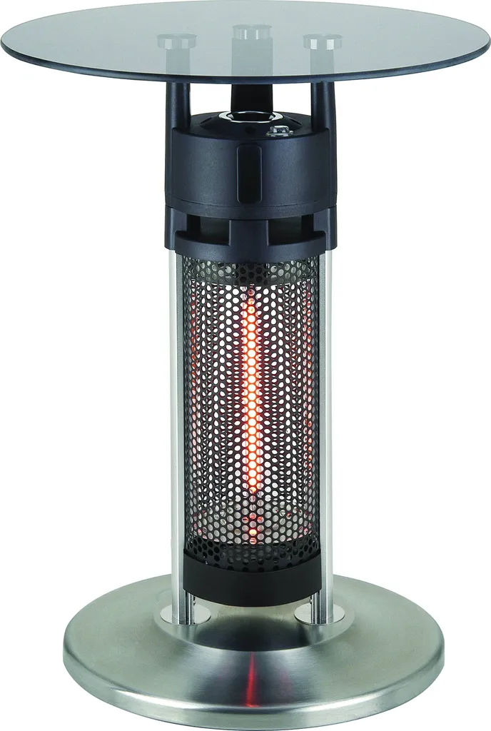 Table chauffante infrarouge 1200W Monterey - Chaleur 360° et design