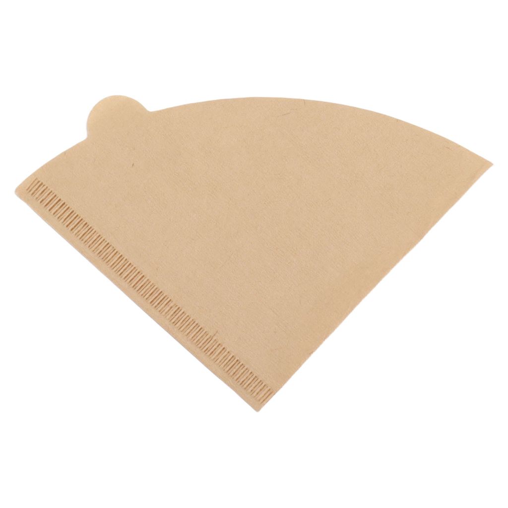 100PCS Kegel Kaffeefilter Papier Ersatz 1?2 Tasse Einweg-Kaffee Dripper Faserfilter