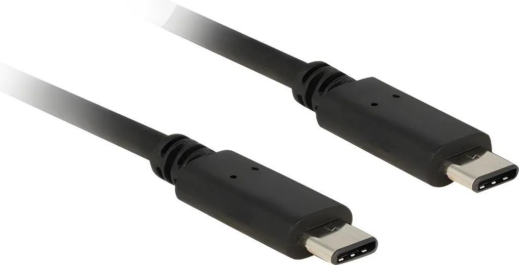 Cavo USB C Delock 0.5m Nero: Organizzazione Desk Setup Minimalista