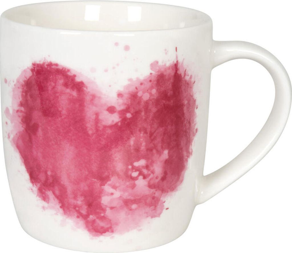 Könitz Becher Herzensangelegenheit, Kaffeebecher, Tasse, Kaffeetasse, Bone China, 350 ml, 11 7 275 2597