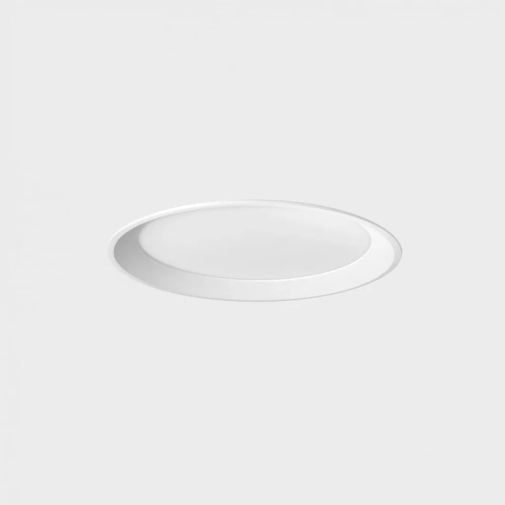 Spot LED encastrable avec cadre blanc 120mm 8W 4000K réglable DALI