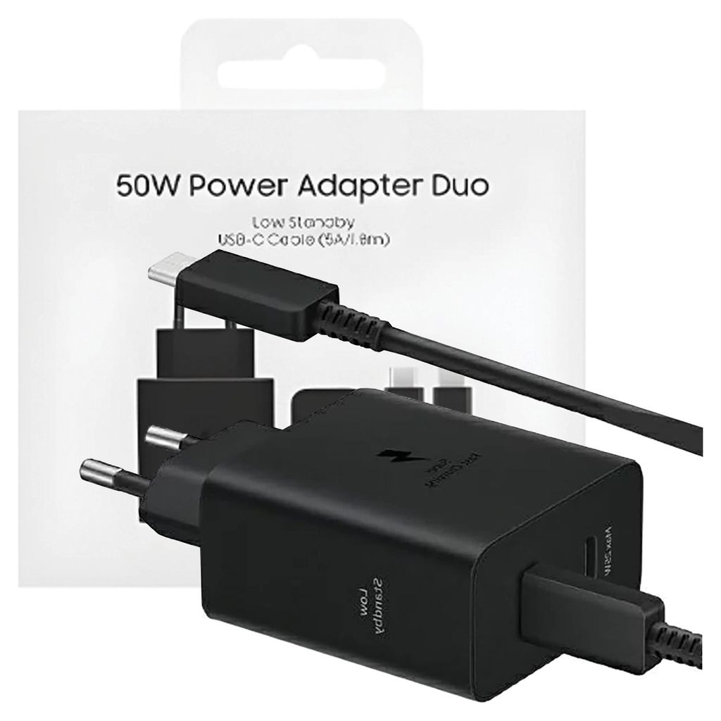 Samsung Caricabatteria Super Fast Charging 50W doppia porta Immagine del prodotto  Immagine generata dall'IA