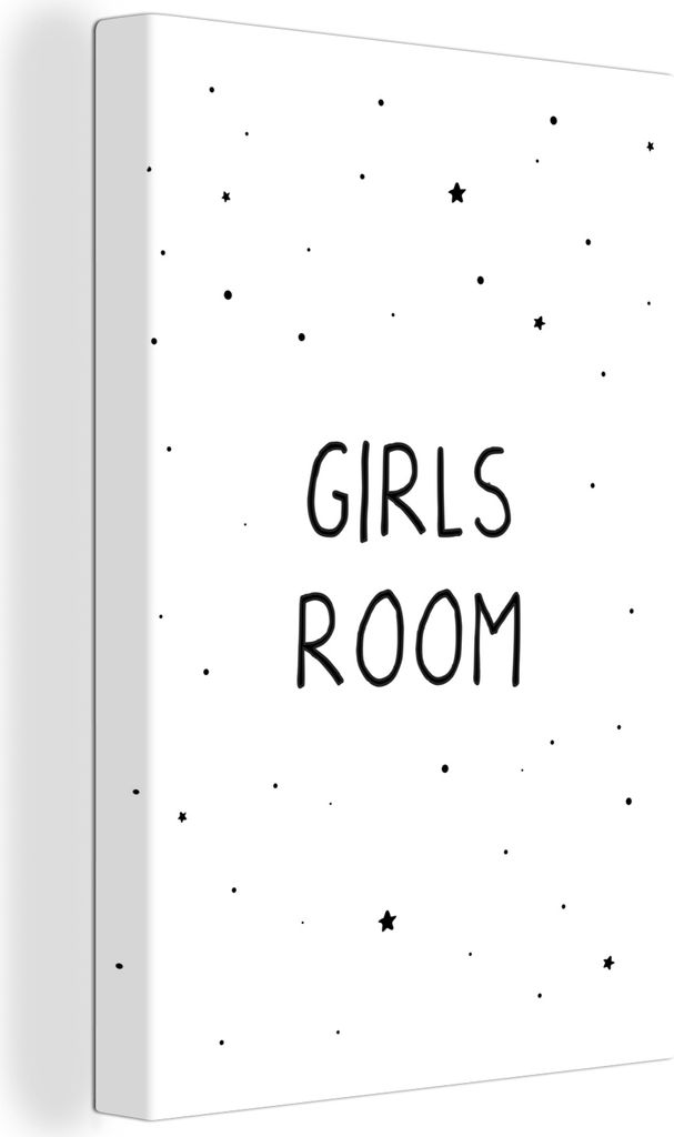OneMillionCanvasses - Leinwandbilder - 90x140 cm, Zitate - Mädchenzimmer - Mädchen - Kind - Sprichwörter, Wandbilder Kunstdruck Wanddekoration...