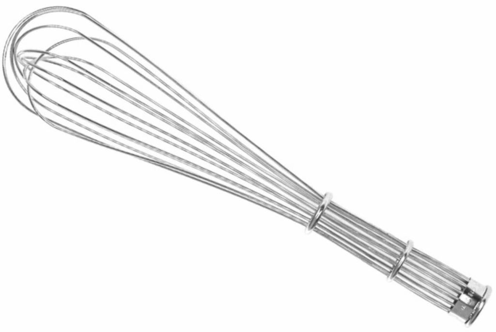 Profi Schneebesen Rührbesen Quirl Edelstahl 40cm offener Griff Gastro-Qualität