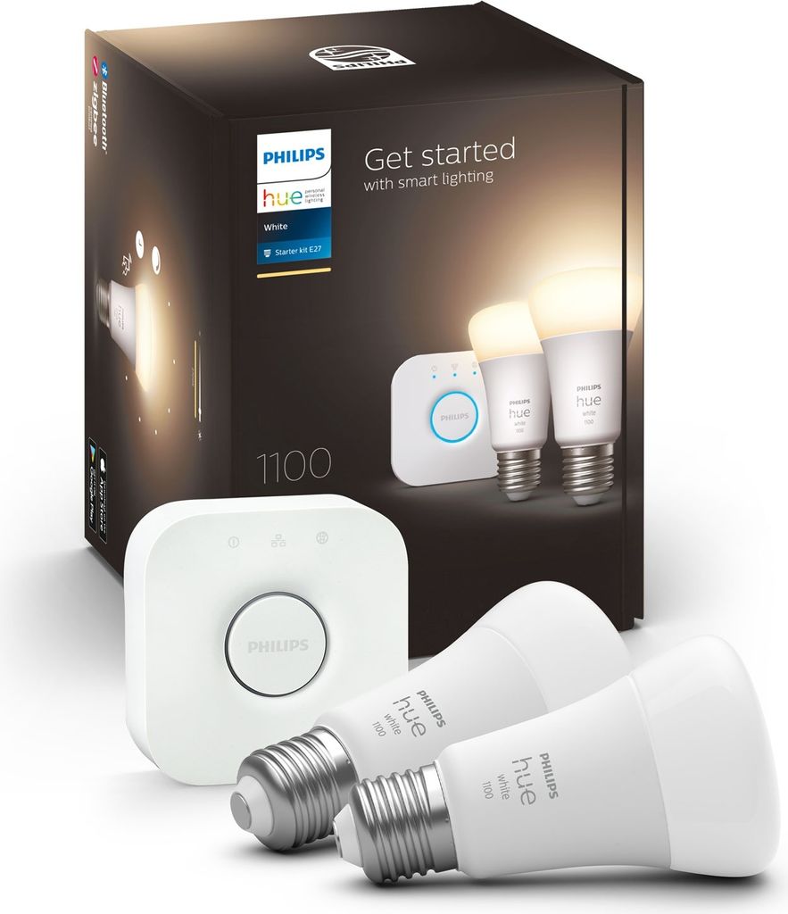 Philips Hue White E27 2er Starter Set 2x1050lm 75W Produktbild 