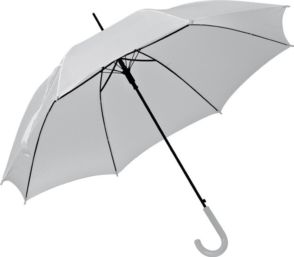 Automatik-Regenschirm / Farbe: weiss Produktbild 