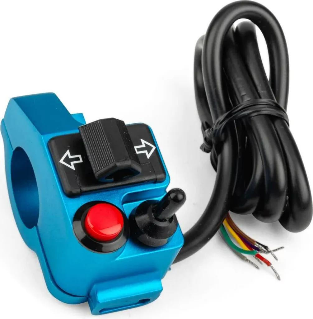 Stage6 Blue Universal Switch - Commande Guidon Universelle Bleue Tuning