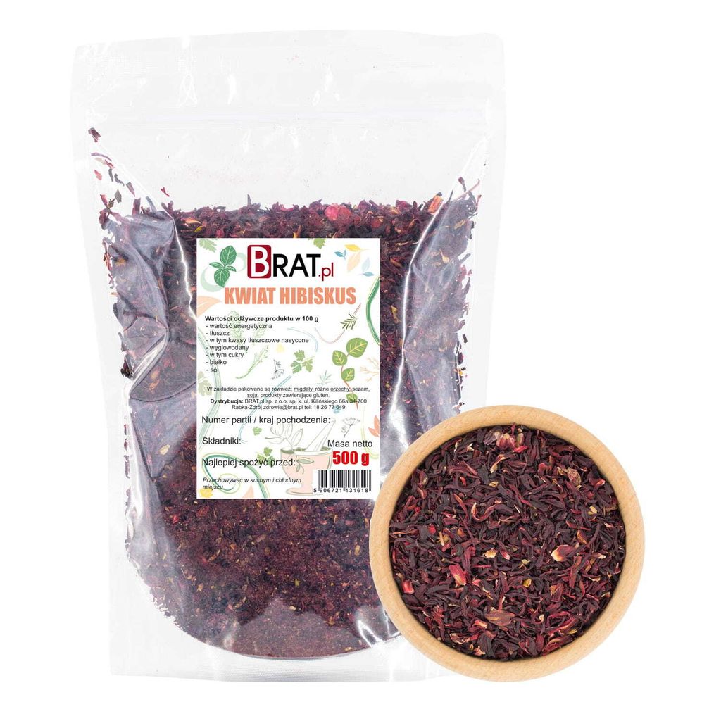 Ibišek květ 500g Brat.pl Obrázek produktu 