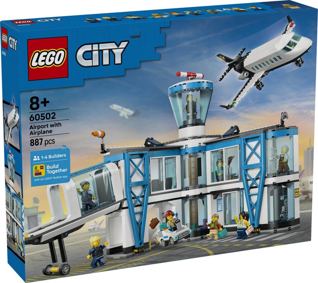 LEGO City Letiště s letadlem – miniaturní modelářská hračka Obrázek produktu 
