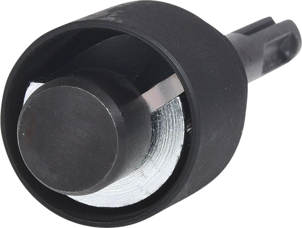 A close-up studio shot of a tool attachment.