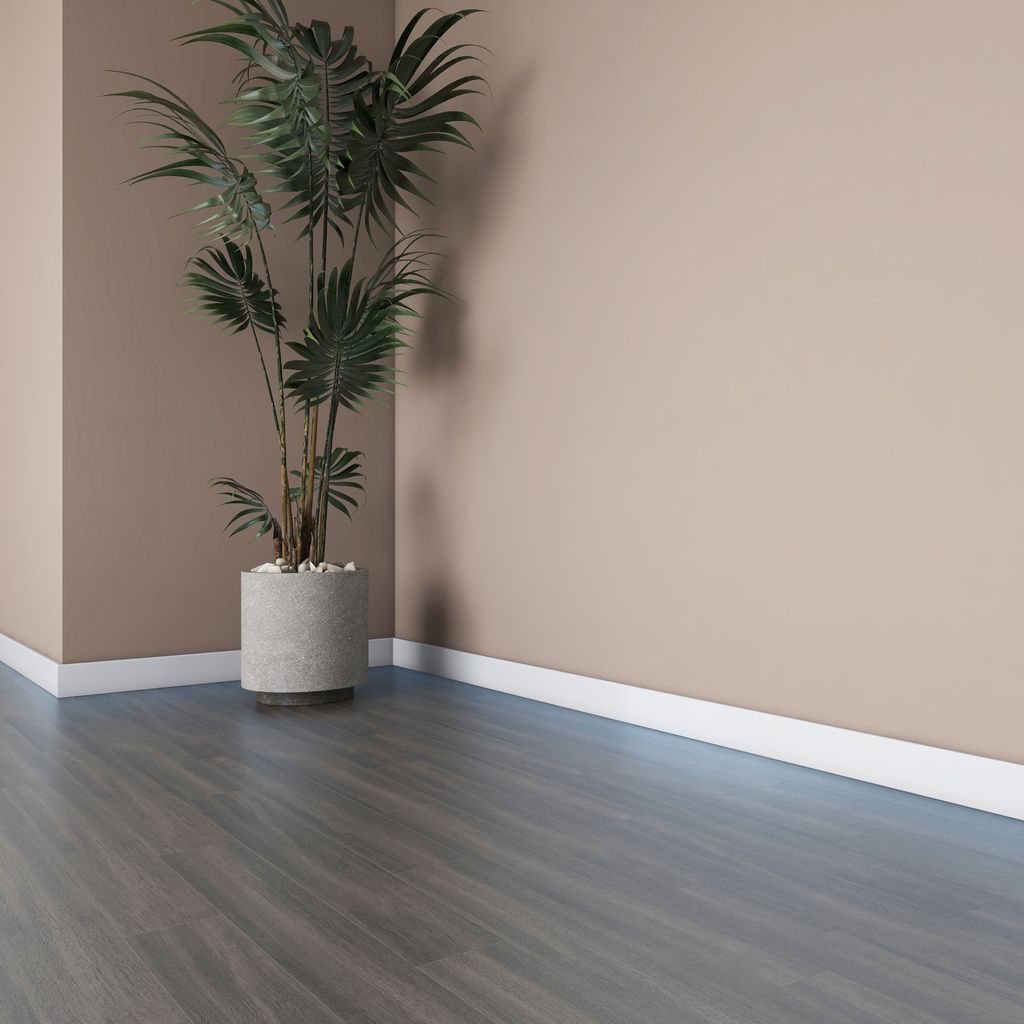 Sockelleisten ‘Coevorden’ 21er Set Kunststoff 195 x 8 cm Weiß