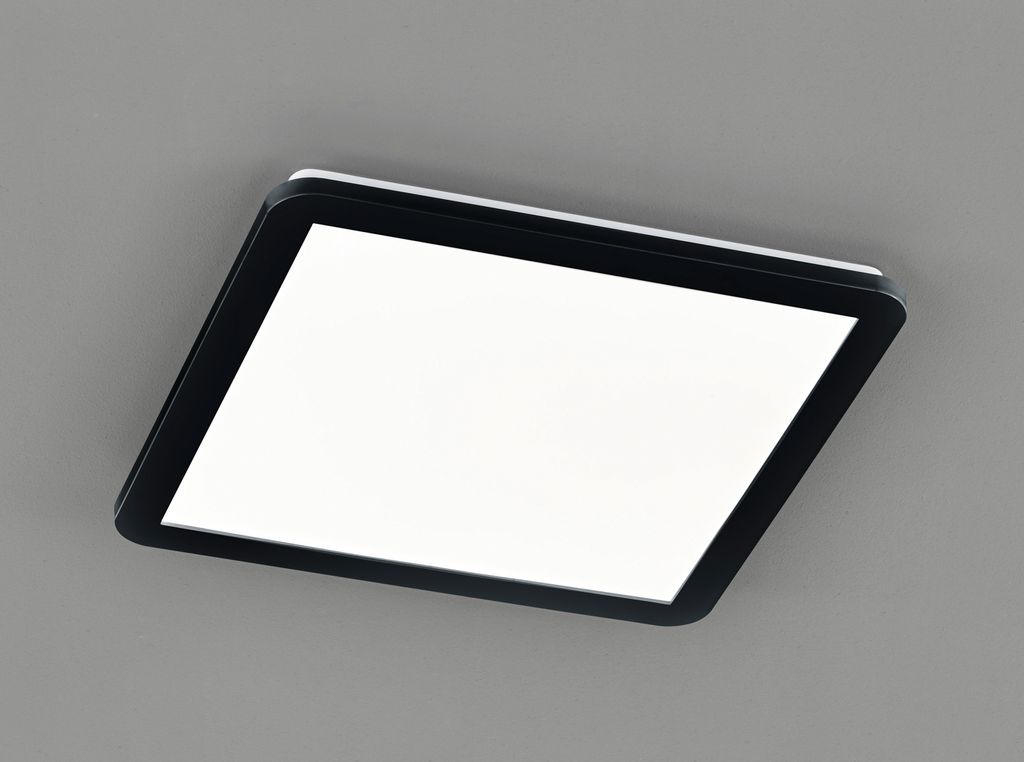 Trio Leuchten - Design LED-Panel quadratisch schwarz 40 cm Produktbild 