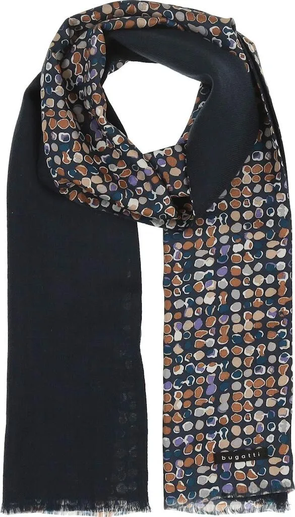 Bugatti Écharpe en Soie et Laine Noble - Accessoire Luxe Homme 180cm