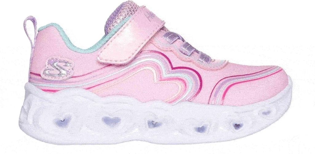Skechers Sneakers 302689NLPMT in Light Pink Sparkle Mesh/Multi Trim color size 22