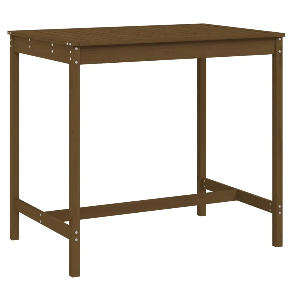 Tavolo Giardino Legno Massello Ambra 121x82,5x110 cm SYFAX™