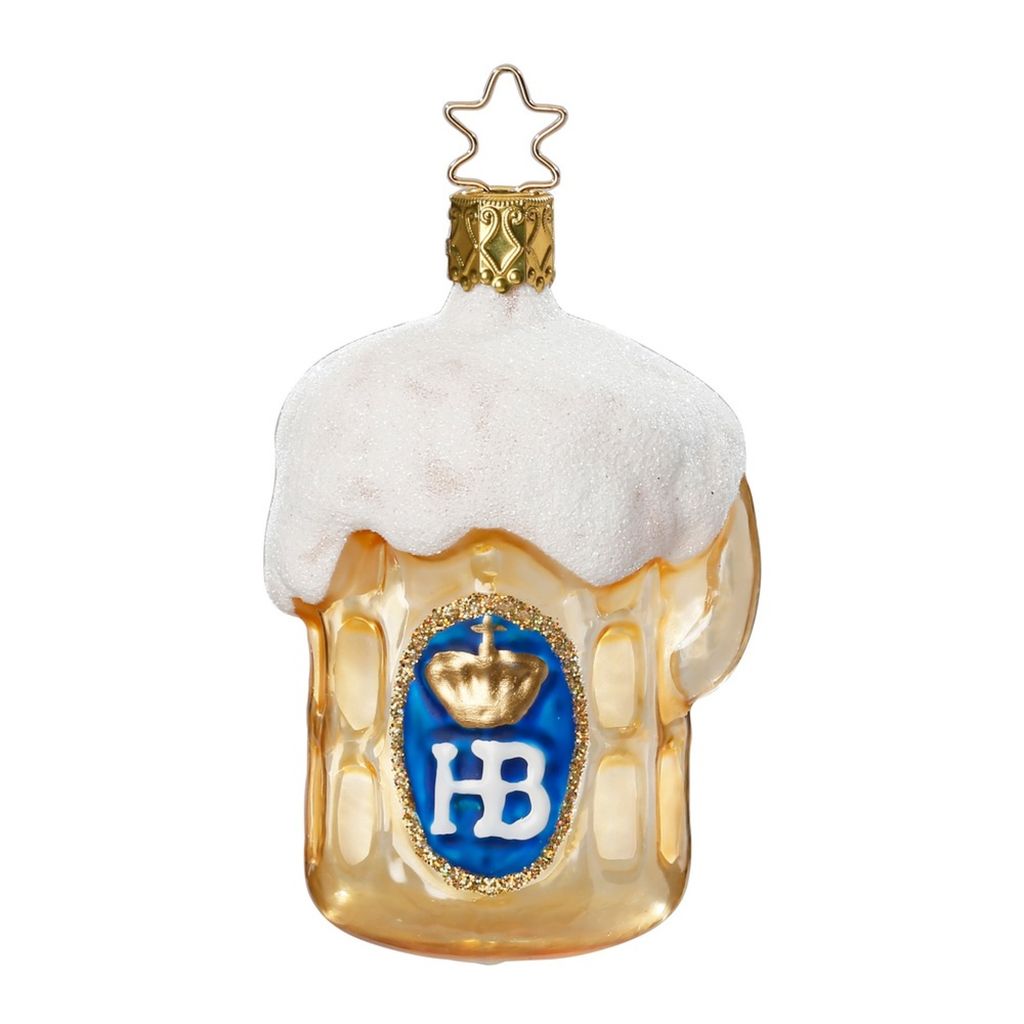 INGE-GLAS Weihnachts-Kugel Bier-Krug Hofbräu-Haus
